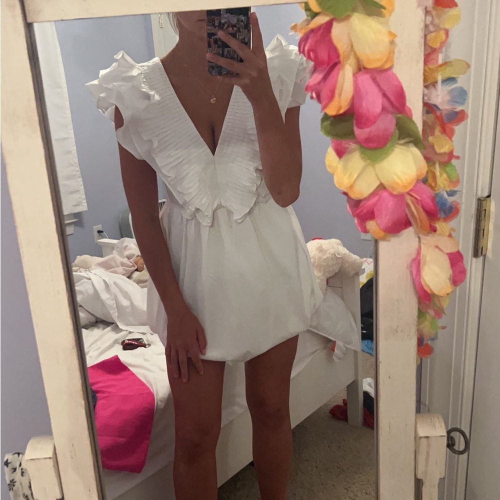 White, Comfy, Size small, Dress